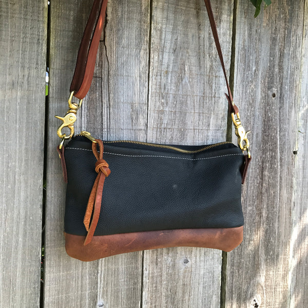 The Willamette Crossbody in Leather - Meant Mfg.