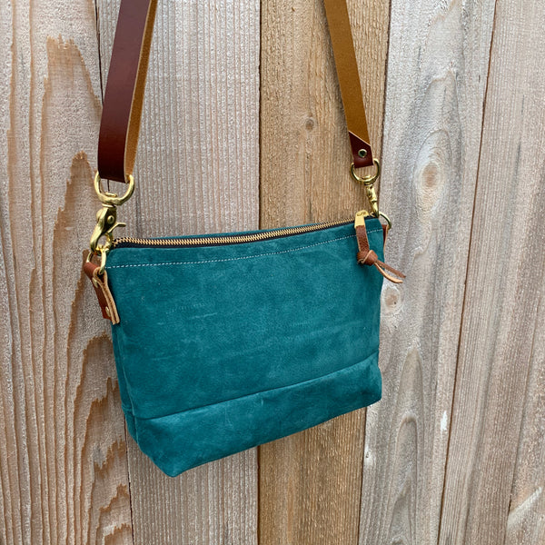 The Sutton Crossbody in Suede and Leather - Meant Mfg.