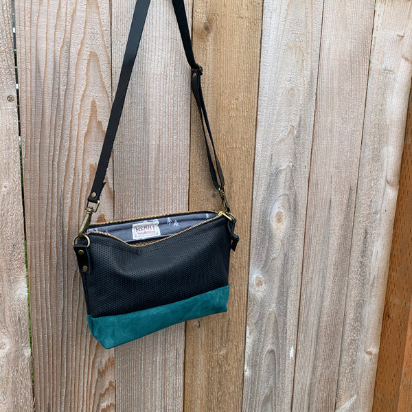 The Sutton Crossbody in Suede and Leather - Meant Mfg.